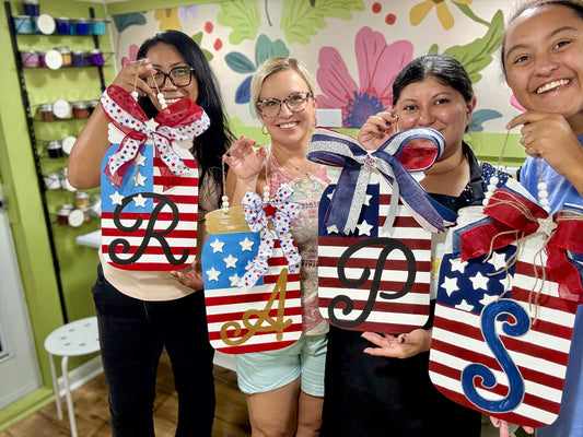 Patriotic Door Hanger Workshop