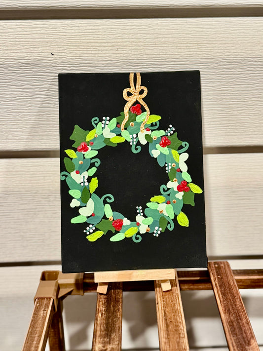 Christmas Wreath Painting Workshop
