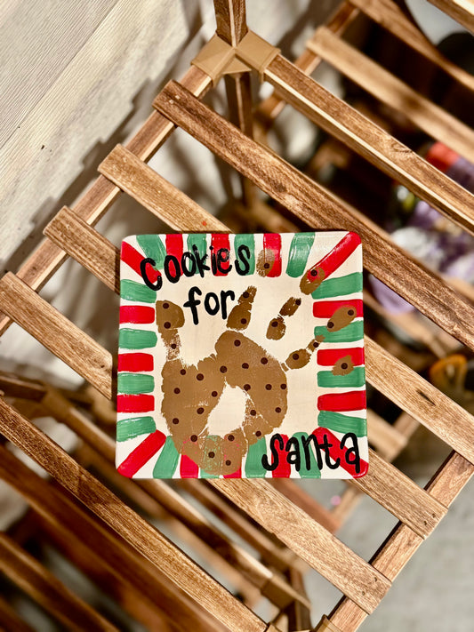 Santa’s Cookies Mini Plate Workshop