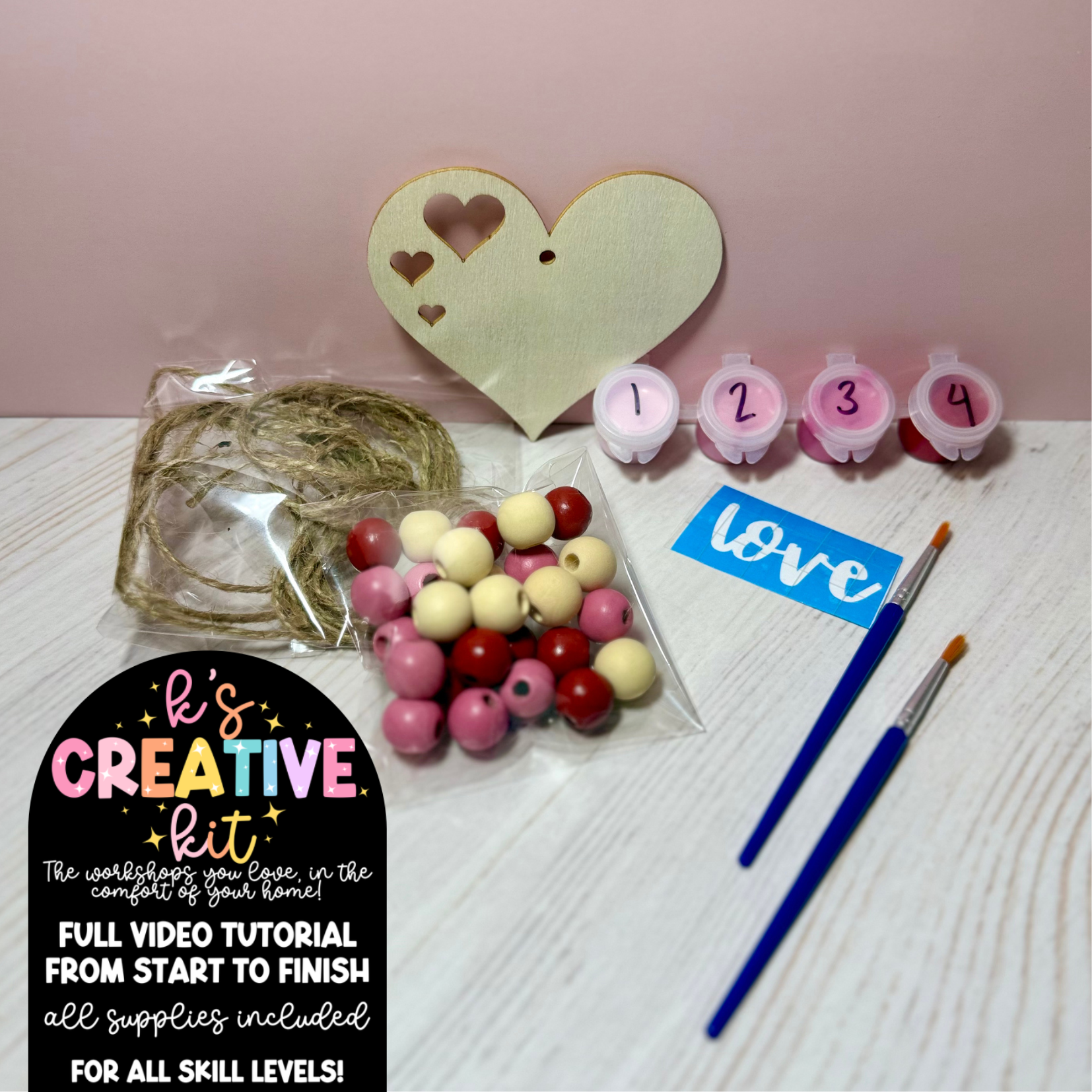 Valentine’s Garland Creative Kit