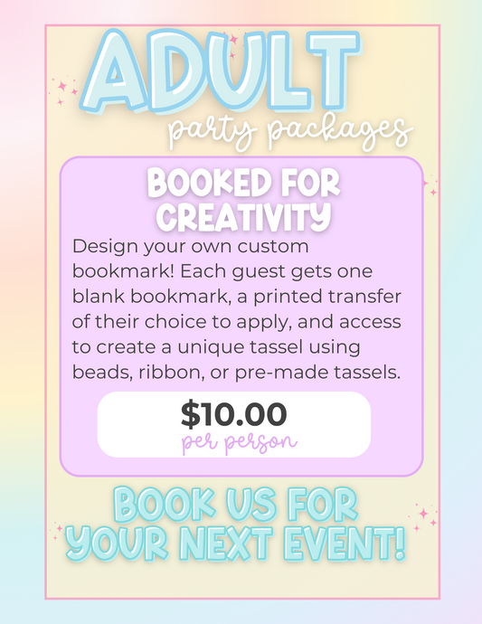 Booked for Creativity - Adult Party