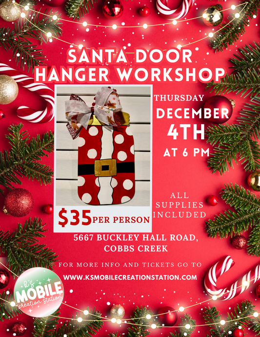 Santa Door Hanger Workshop
