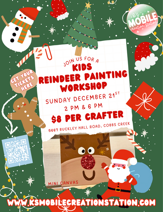 Kid’s Reindeer Painting Workshop