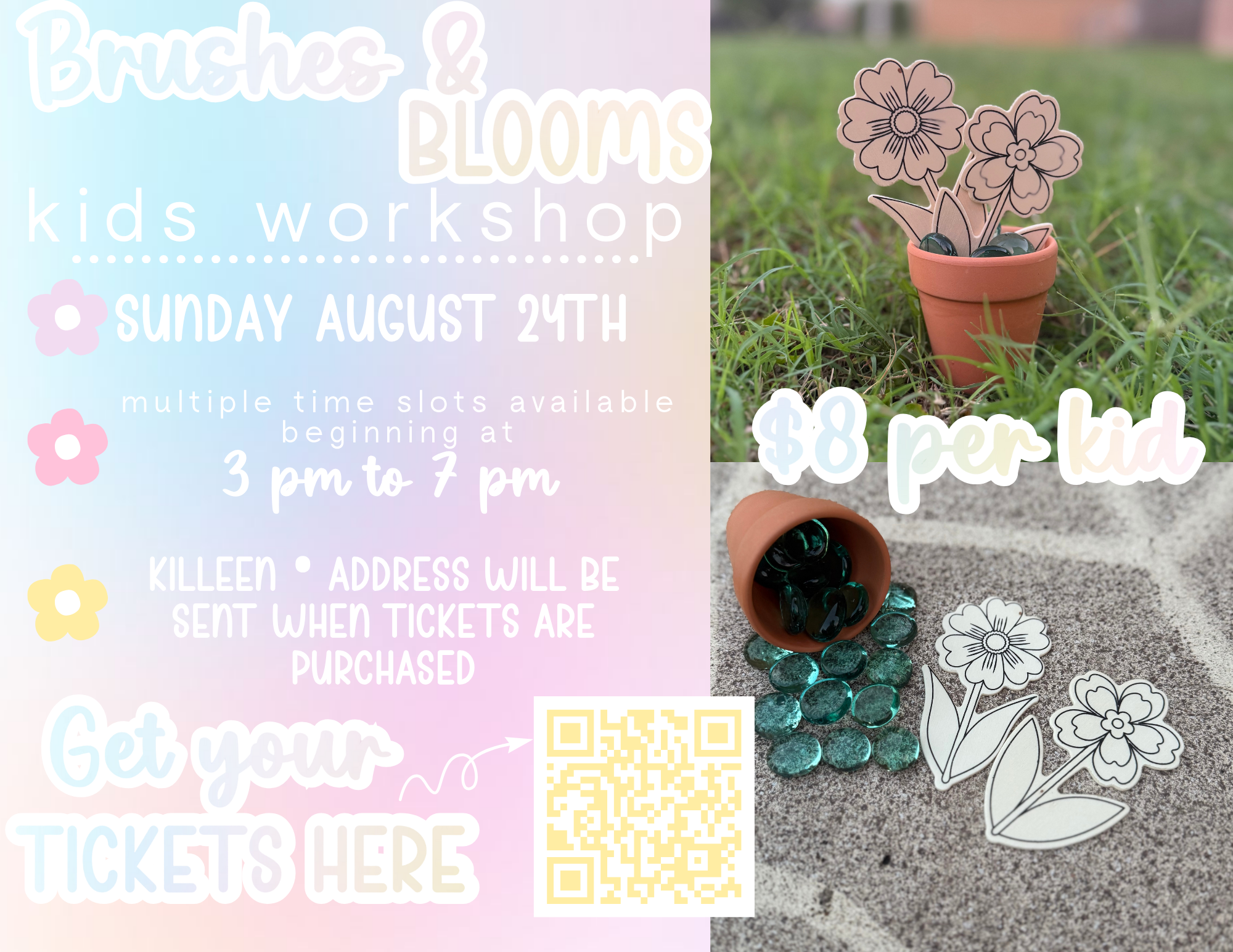 Brushes & Blooms Kids Workshop